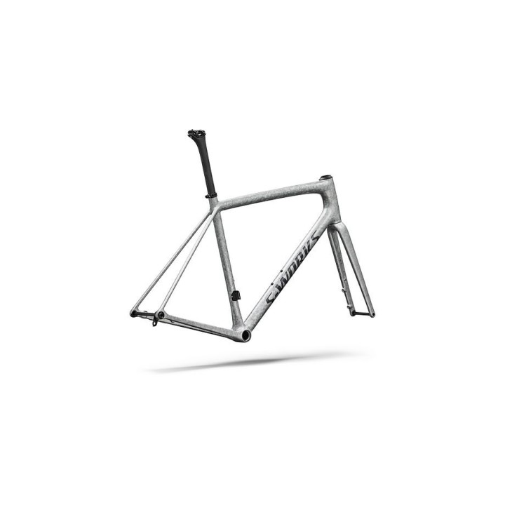 Cuadro Specialized S-Works Aethos 2 Frameset Gloss Silver Blurred Impasto / Black Pearl 2026