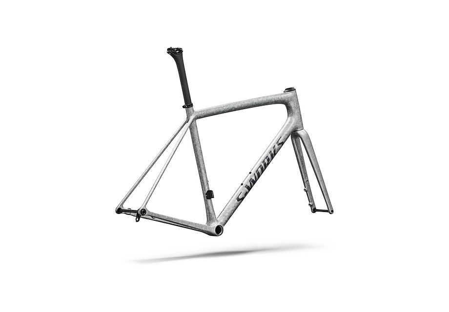 Cuadro Specialized S-Works Aethos 2 Frameset Gloss Silver Blurred Impasto / Black Pearl 2026