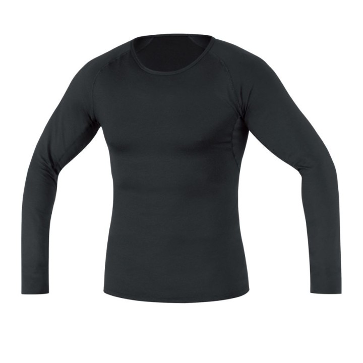 T-shirt intérieur Gore à manches longues M Base Layer Noir