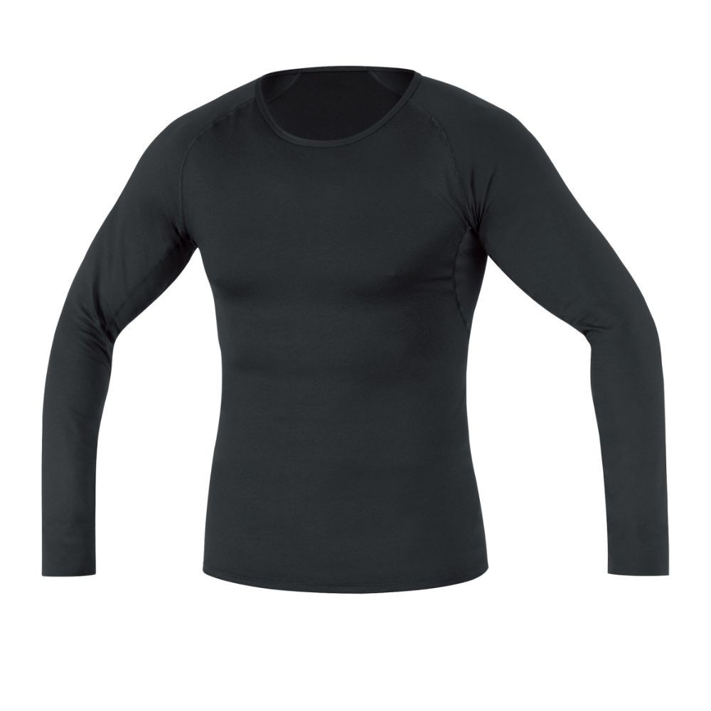 T-shirt intérieur Gore à manches longues M Base Layer Noir