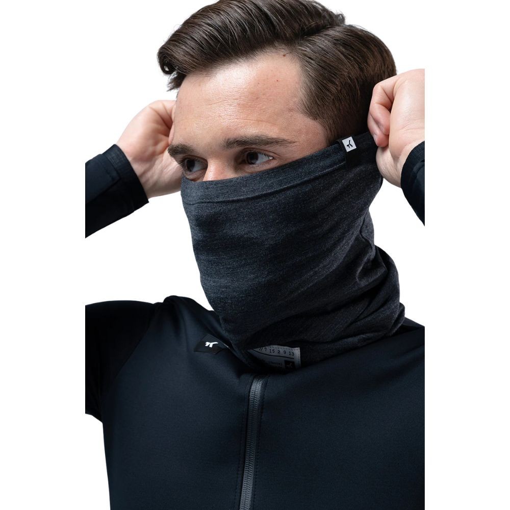 Bandana pour le cou Merino Gobik Moonbah Solid Graphite | accessoires cyclisme
