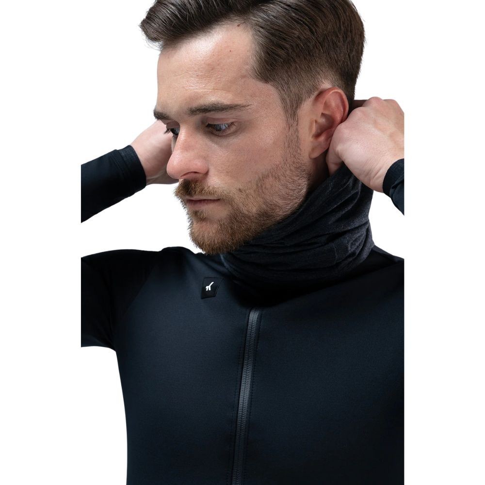 Bandana pour le cou Merino Gobik Moonbah Solid Graphite | accessoires cyclisme