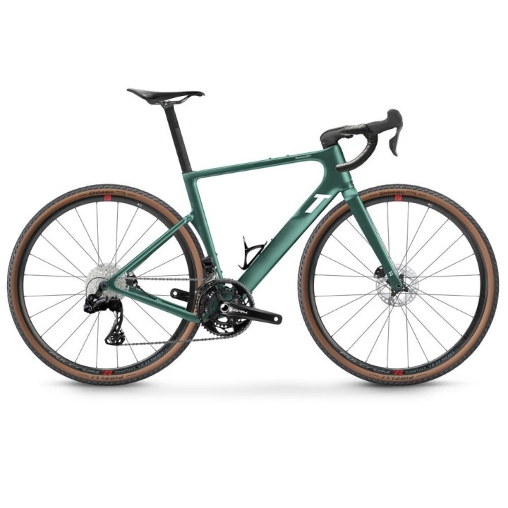 Bicicleta 3T Racemax WPNT GRX Di2 2X12 Turchese