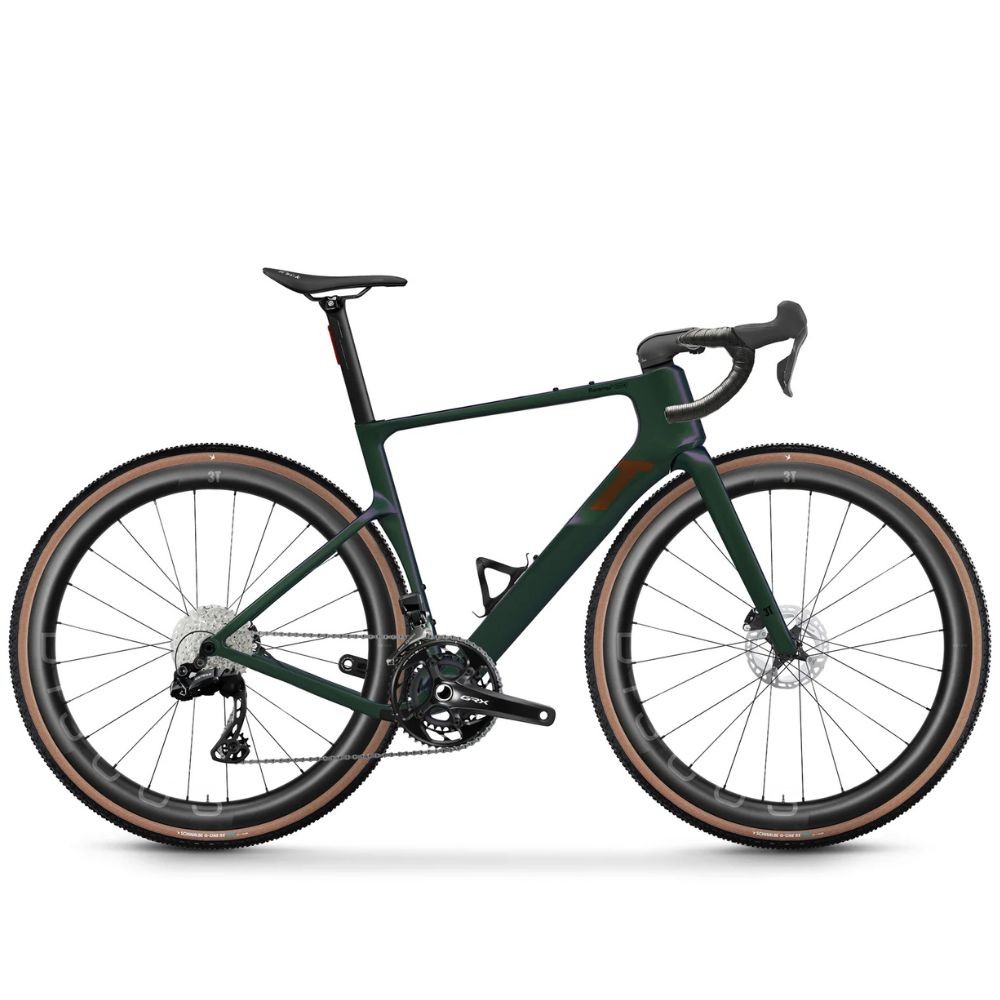 Bicicleta 3T Racemax2 Italia GRX Di2 2X12 Discus 45|40 Smeraldo