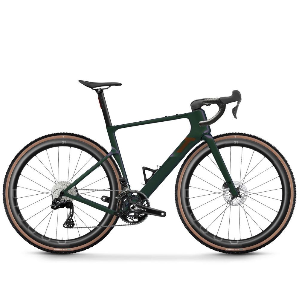 Bicicleta 3T Racemax2 Italia GRX Di2 2X12 Discus 45|40 Smeraldo