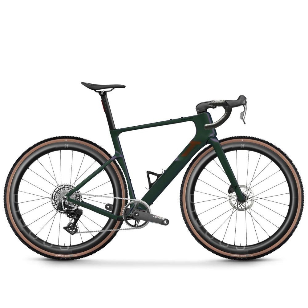 Bicicleta 3T Racemax2 Italia FORCE XPLR AXS 1X13 DISCUS 45|40 Smeraldo