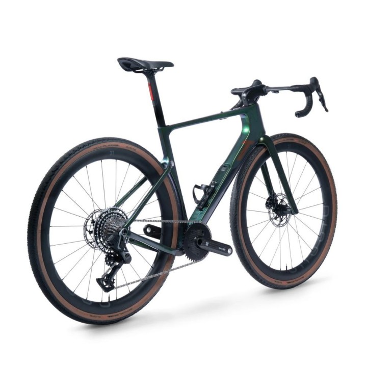 Bicicleta 3T Racemax2 Italia FORCE XPLR AXS Torno 1X13 Discus 45|40 Smeraldo