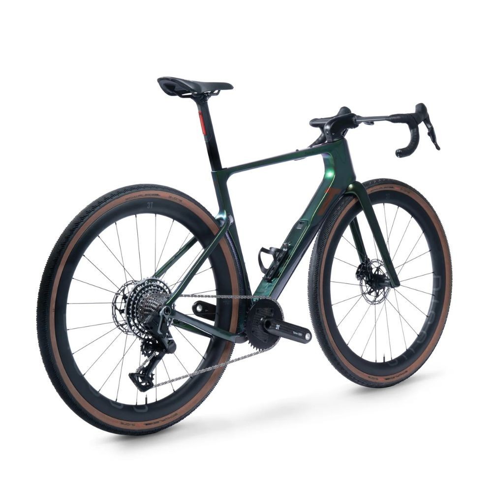 Bicicleta 3T Racemax2 Italia FORCE XPLR AXS Torno 1X13 Discus 45|40 Smeraldo