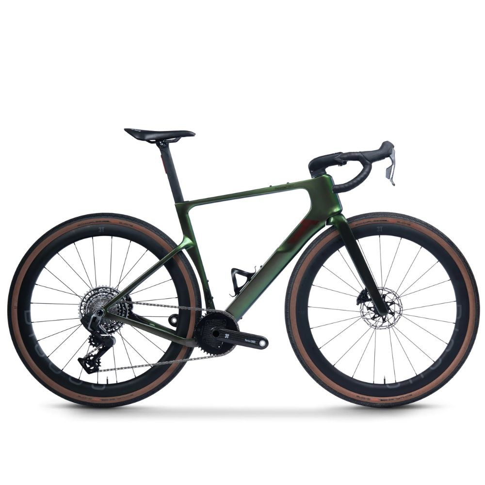 Bicicleta 3T Racemax2 Italia FORCE XPLR AXS Torno 1X13 Discus 45|40 Smeraldo