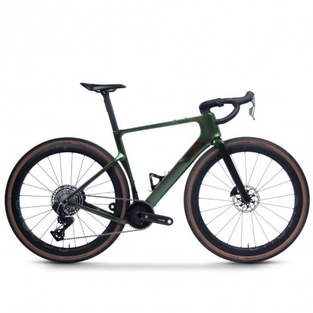 Bicicleta 3T Racemax2 Italia FORCE XPLR AXS Torno 1X13 Discus 45|40 Smeraldo