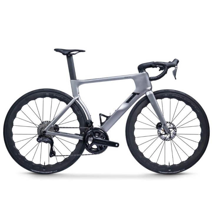 Bicicleta 3T Strada Italia ULTEGRA Di2 2X12 Fulcrum Sharq 42 Argento