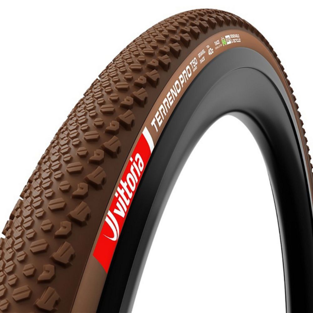 Cubiertas Gravel Vittoria Terreno T50 TLR G2 Brown