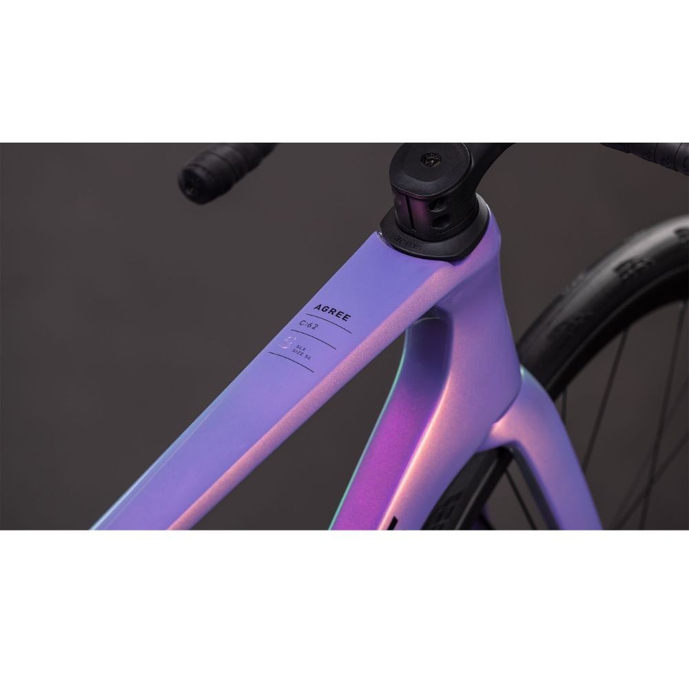 Bicicleta Cube Agree C:62 SLX cosmicpurple´n´black