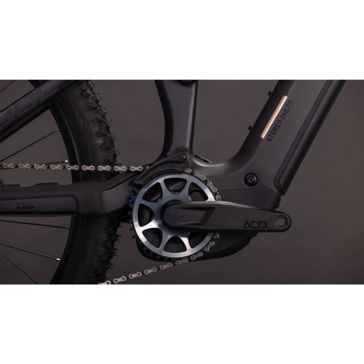 Bicicleta Cube Stereo Hybrid ONE77 HPC SLX 800 blackline