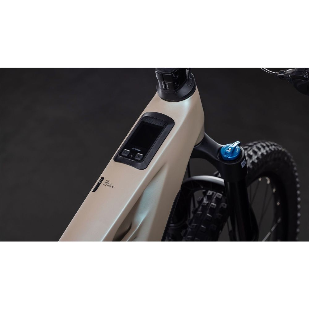 Bicicleta Cube Stereo Hybrid ONE77 HPC SLX 800 glintsand´n´black