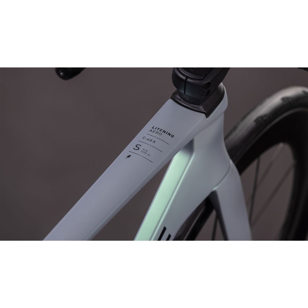 Vélo Cube Litening Aero C:68X SLT seagrey´n´black