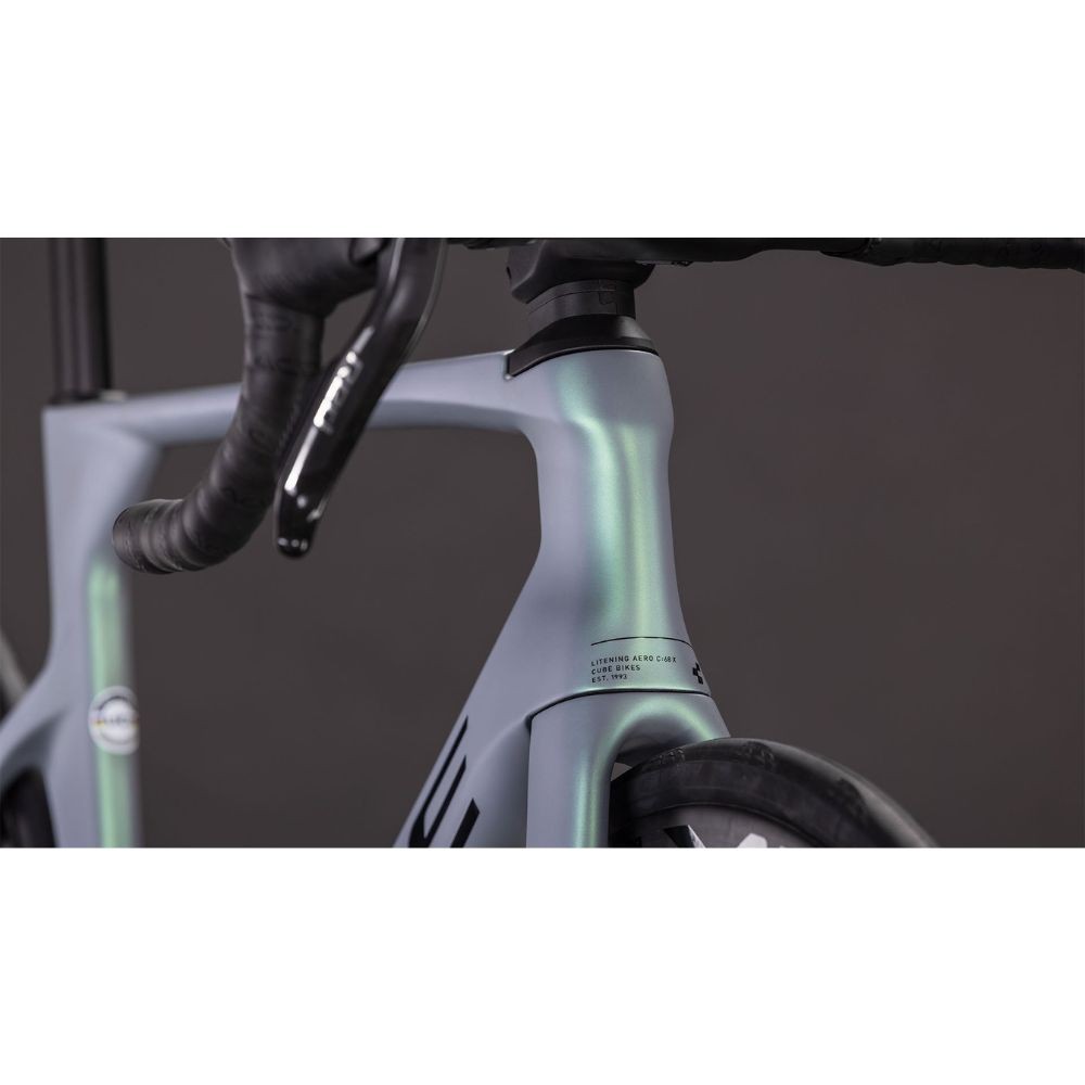 Vélo Cube Litening Aero C:68X SLT seagrey´n´black