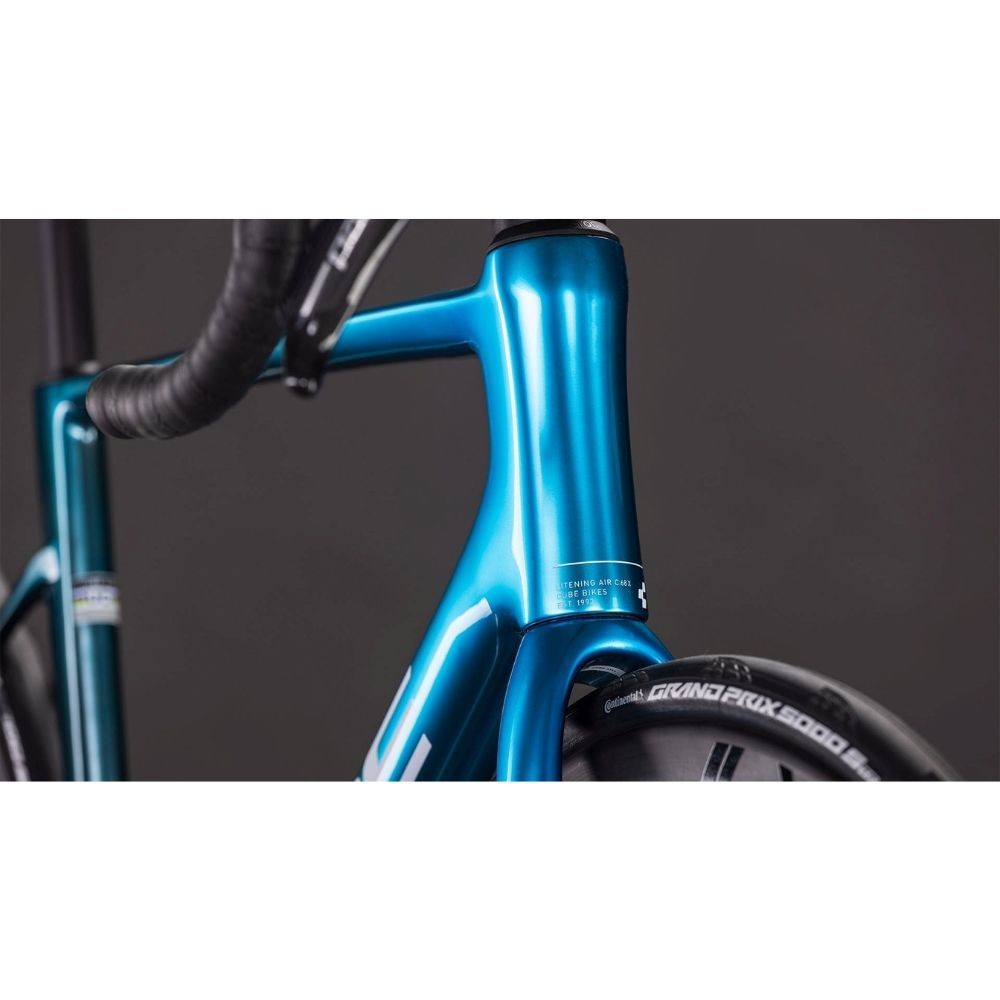 Vélo Cube Litening AIR C:68X SLX chromeblue´n´ liquidblue
