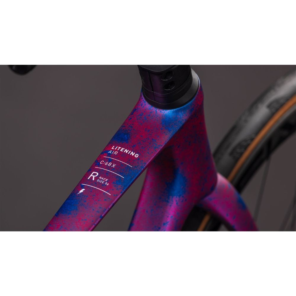 Bicicleta Cube Litening AIR C:68X RACE dazzlepink´n´blue