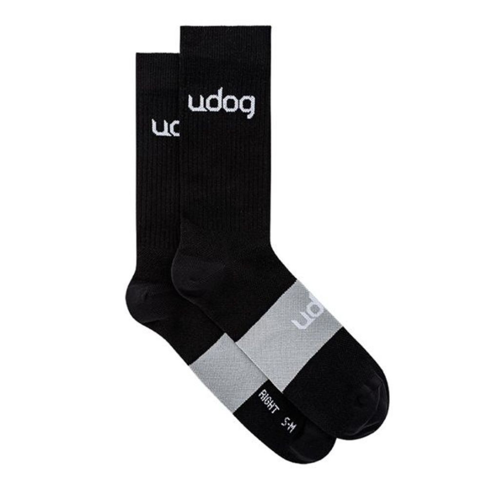 Calcetines Udog Gravel Negro/Gris