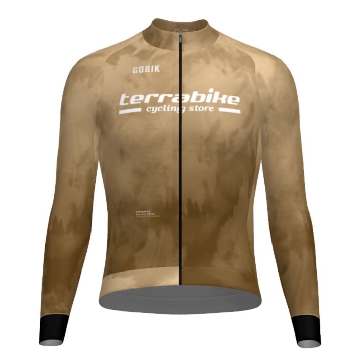 Maillot homme à manches longues Gobik Hyder Terrabike Beige