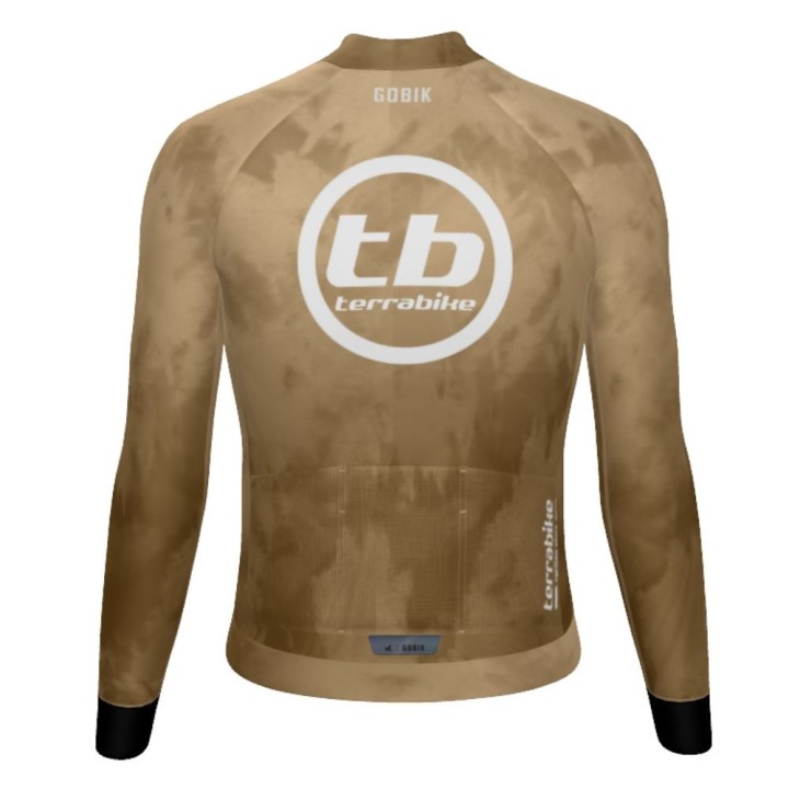 Maillot Hombre Manga Larga Gobik Hyder Terrabike Beigev|Ropa ciclismo