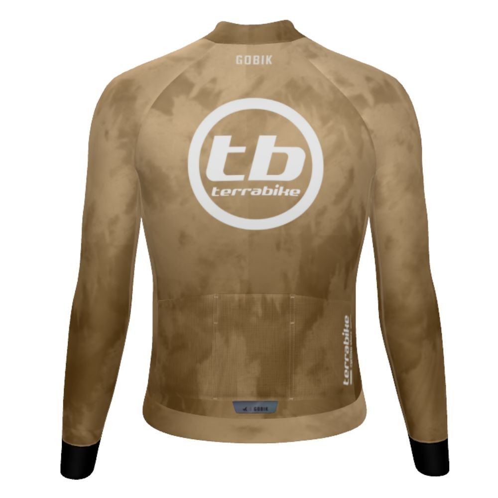 Maillot Hombre Manga Larga Gobik Hyder Terrabike Beigev|Ropa ciclismo