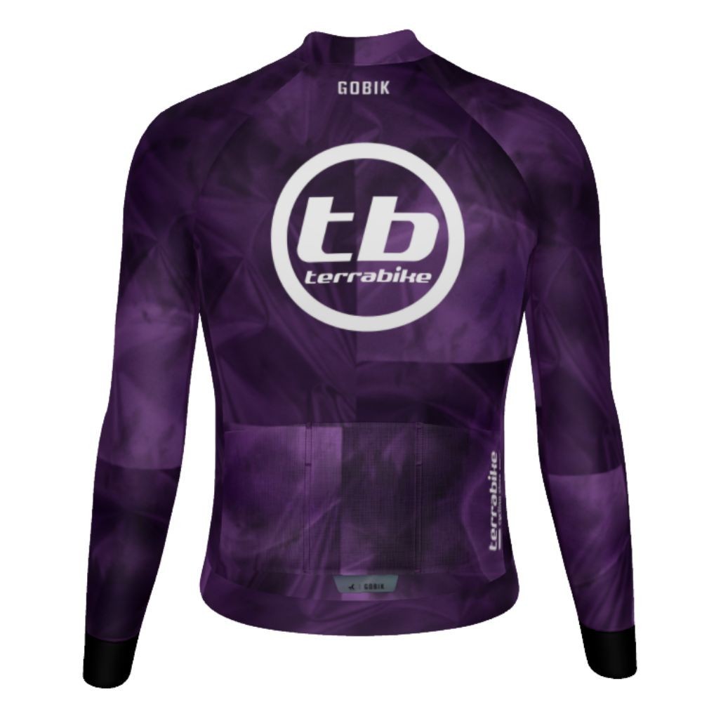 Maillot Hombre Manga Larga Gobik Hyder Terrabike Malva|Ropa ciclismo