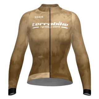 Maillot Femme Manches Longues Gobik Hyder Terrabike Beige