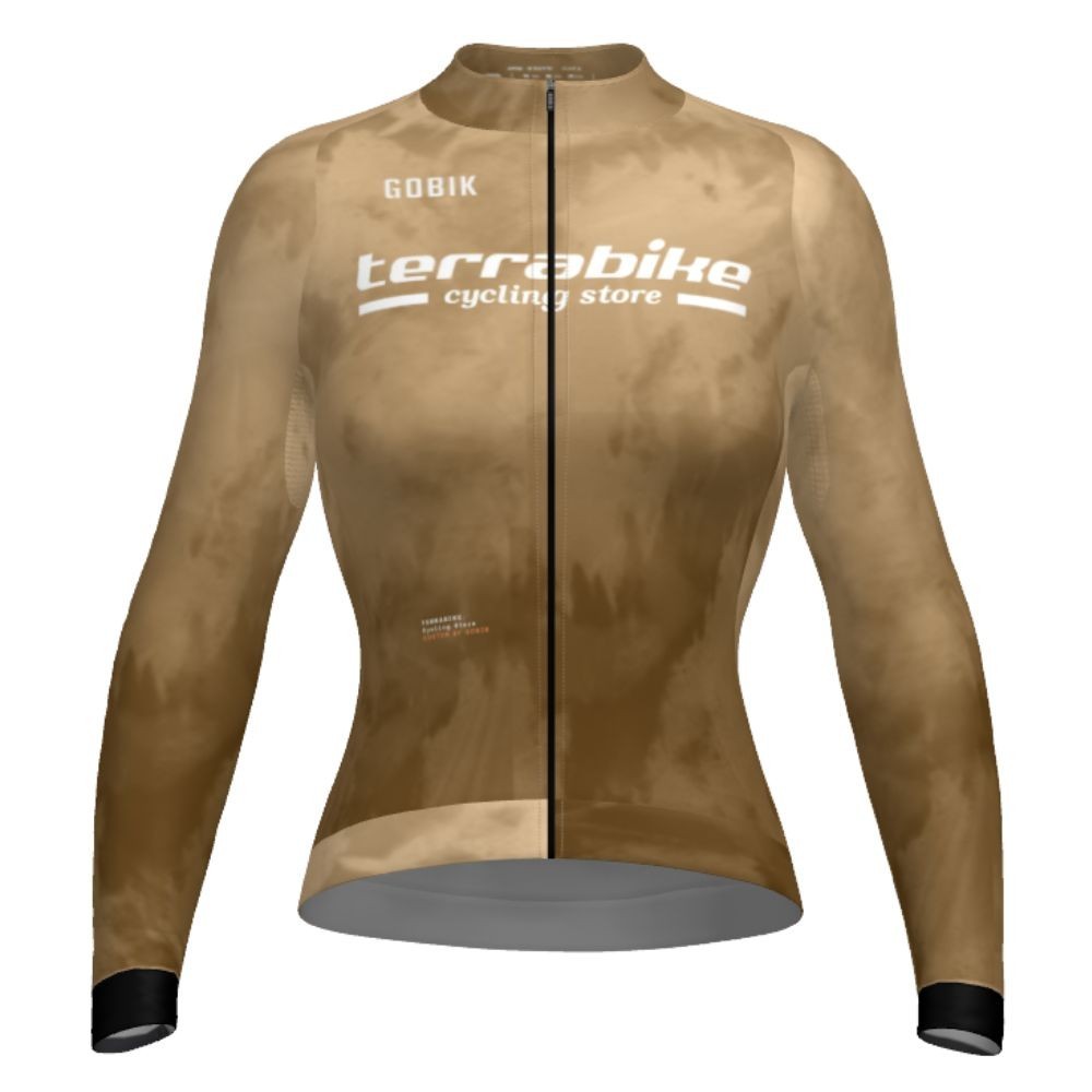 Maillot Femme Manches Longues Gobik Hyder Terrabike Beige