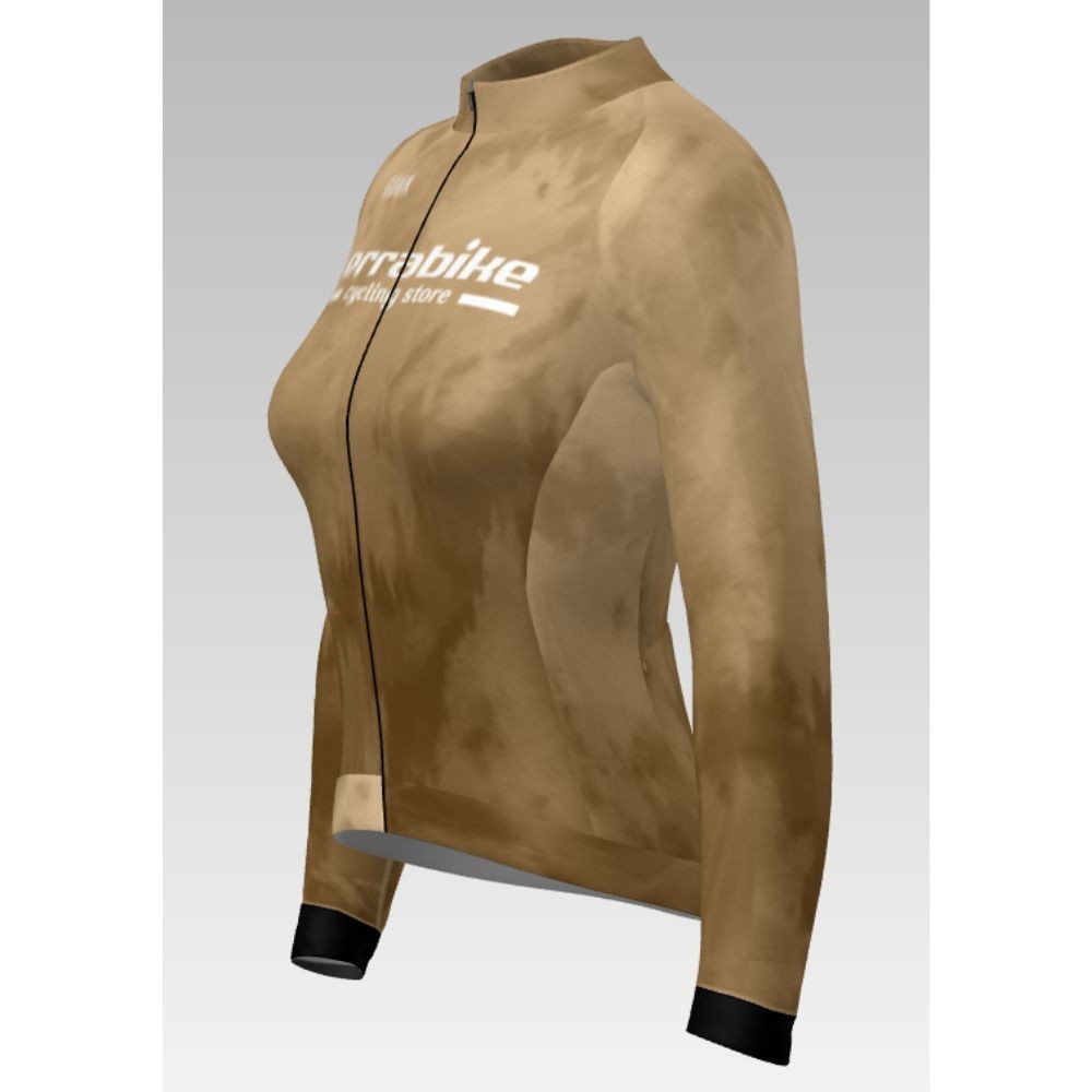 Maillot Mujer Manga Larga Gobik Hyder Terrabike Beige