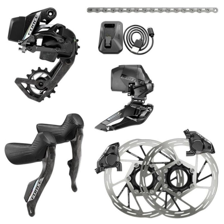 Kit Groupe Sram Force AXS E1 2x12