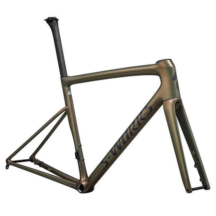 Cadre du S-Works Tarmac SL8 Gloss Cypress Metallic / Magenta To Gold Pearl / Satin Black Metallic 2025