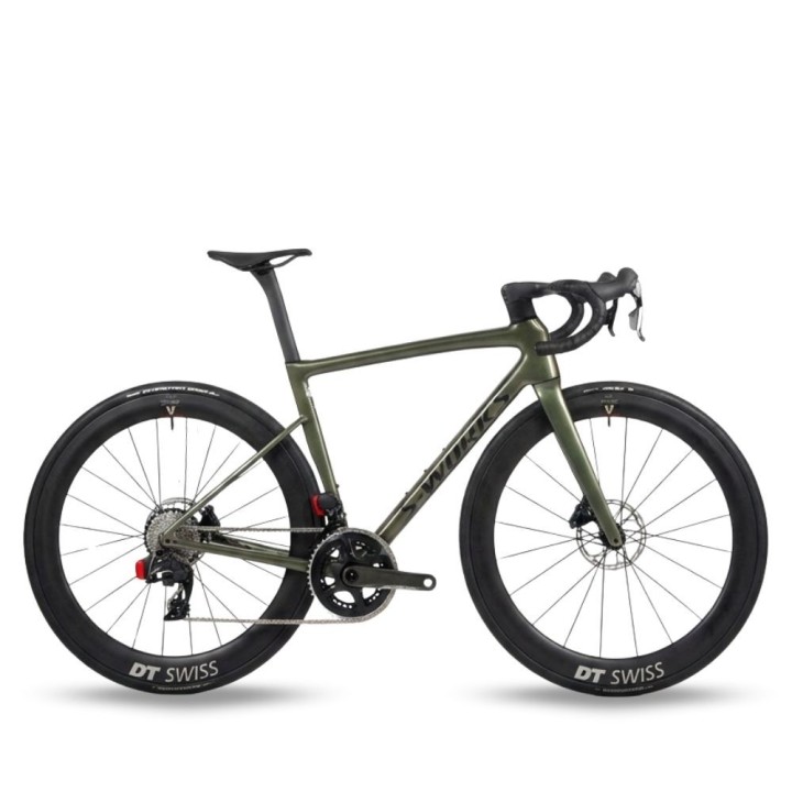 Bicicleta Specialized S-Works Tarmac SL8 Force AXS E1 Gloss Cypress Metallic Dtswiss ARC1100