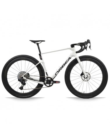 Bicicleta Orbea Terra Race M31Eltd 1X Custom Metallic White Chic/Black 2026