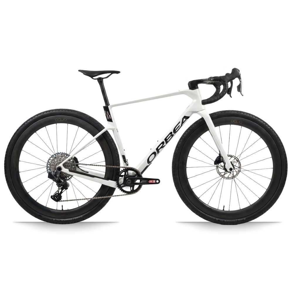 Bicicleta Orbea Terra Race M31Eltd 1X Custom Metallic White Chic/Black 2026