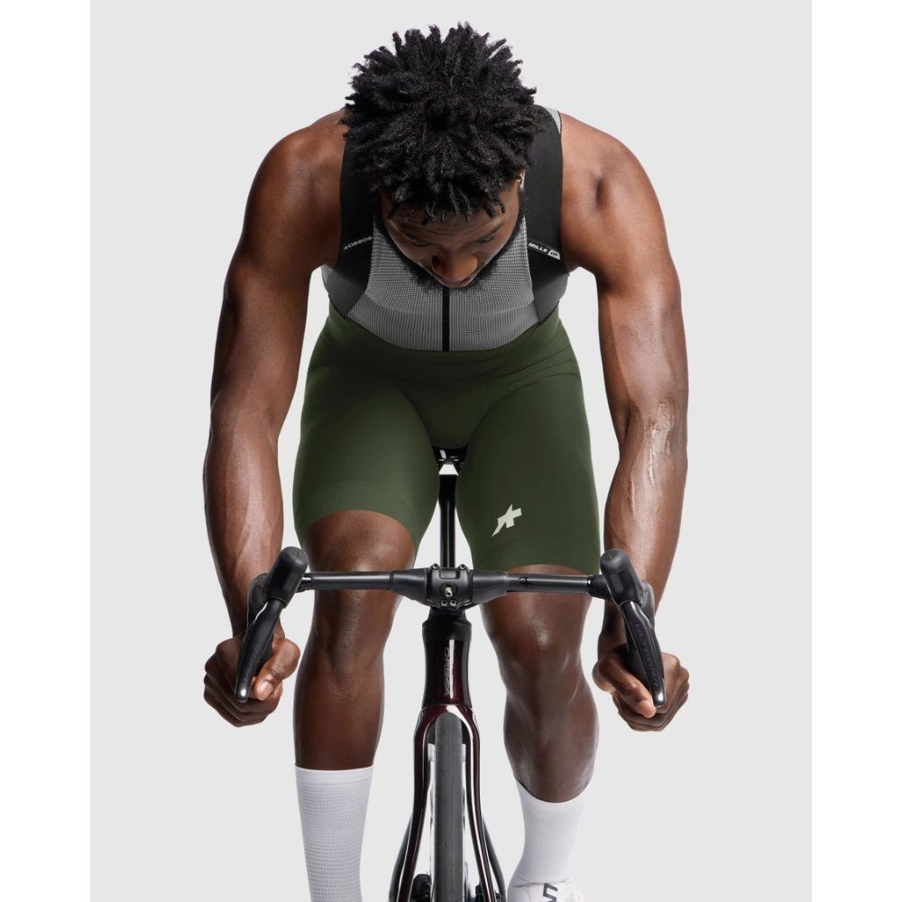 Culote Corto Assos Hombre Mille GT S11 Moss Green