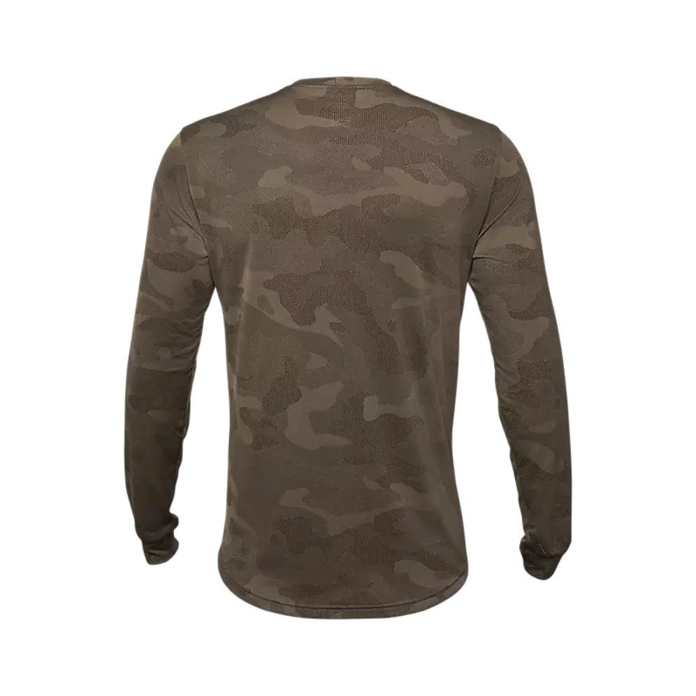 Camiseta Manga Larga Fox Ranger TruDri Marrón