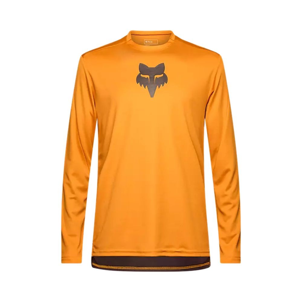 Camiseta Manga Larga Fox Ranger Head Marrón caramelo