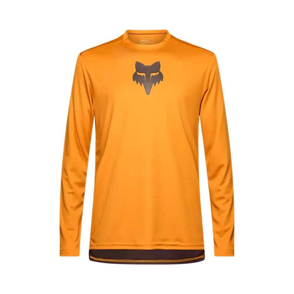 T-shirt à manches longues Fox Ranger Head Marron caramel