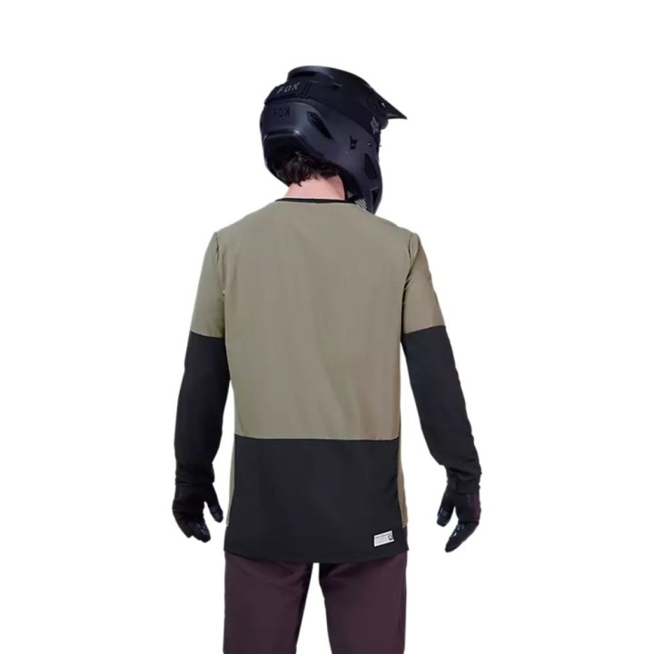 Camiseta técnica Manga Larga Fox Defend Thermal Rojo Adobe