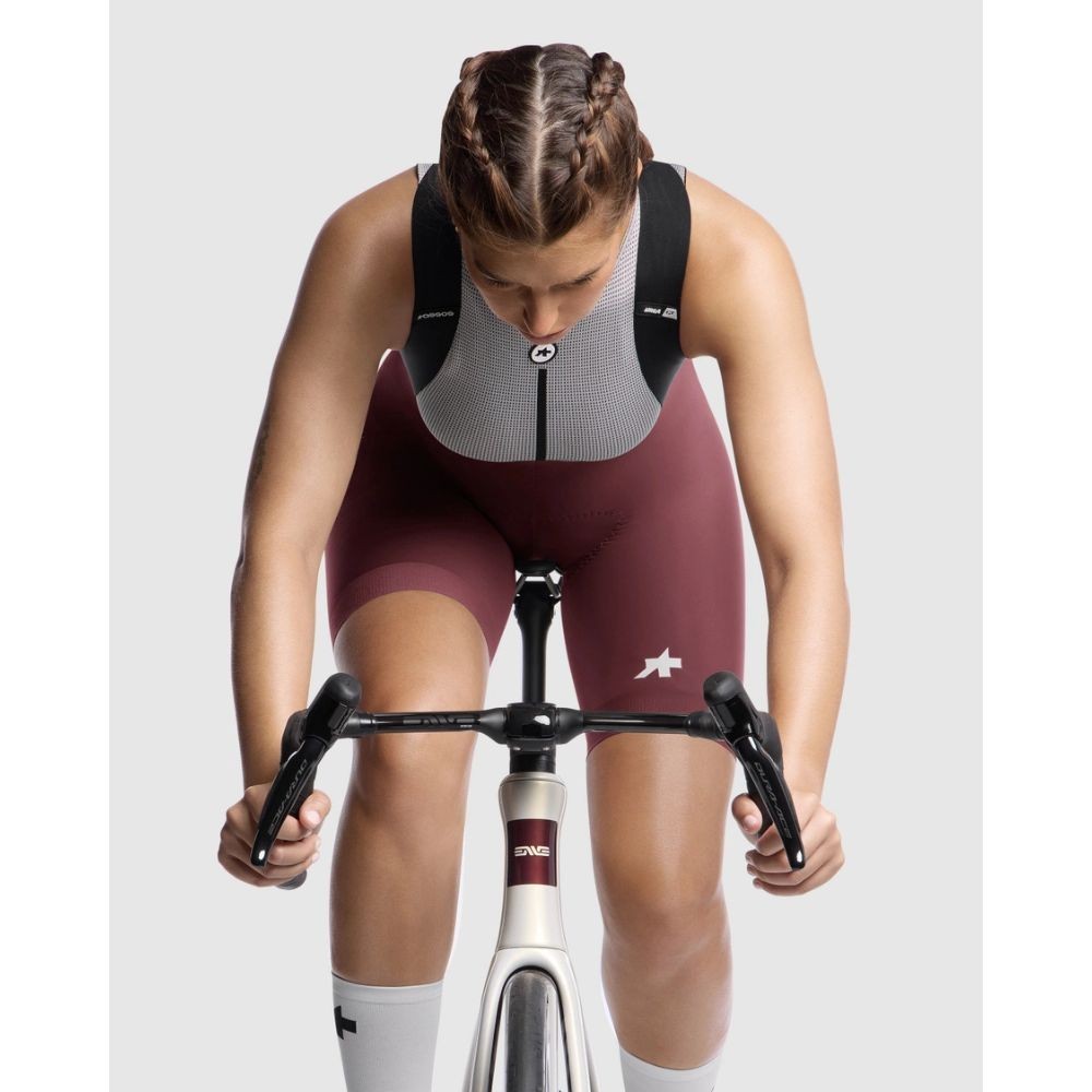 Culote Corto Assos Mujer UMA GT S11 Burgundy Red