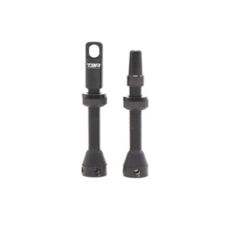 Válvula T3R Presta 80mm Negro|VÁLVULAS