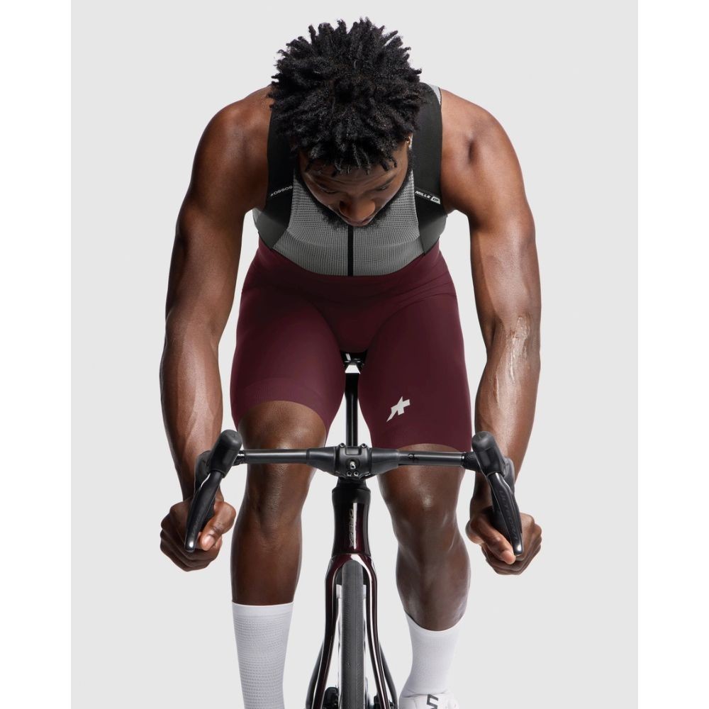 Culote Corto Assos Hombre Mille GT S11 Burgundy Red