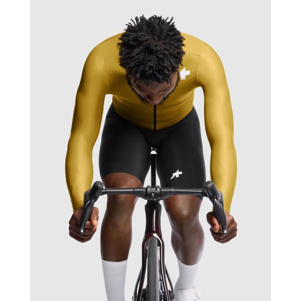 Maillot à manches longues pour homme Assos Mille GT S11 EVO Golden Yellow