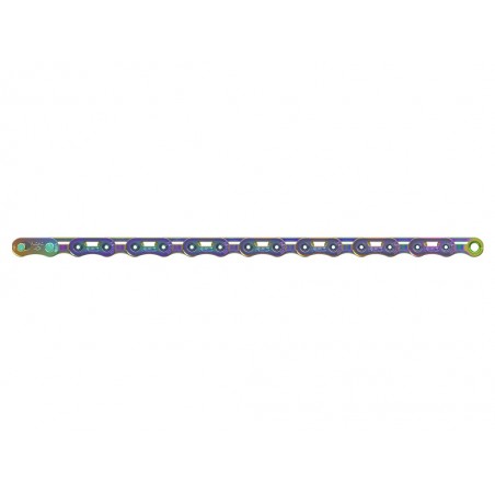 Cadena Sram Red E-Tap Axs E1 126 Es 12v Flattop Rainbow