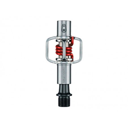 Pédales crank brothers eggbeater 1 silver / red spring