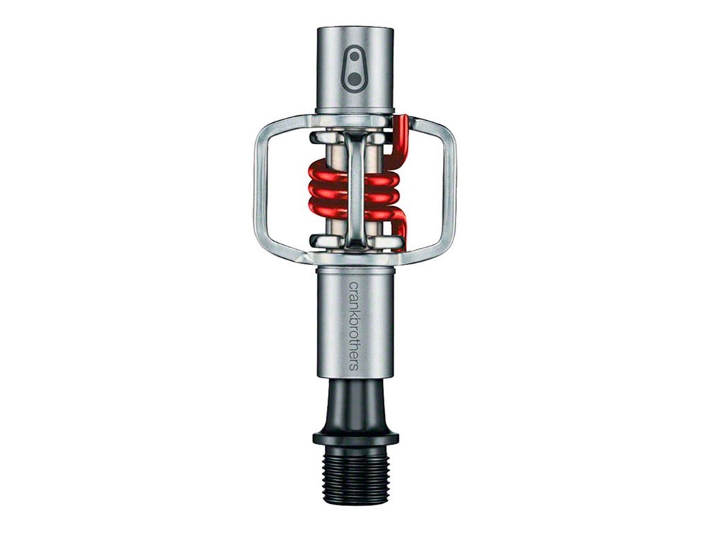 Pedales Crank brothers eggbeater 1 silver / red spring