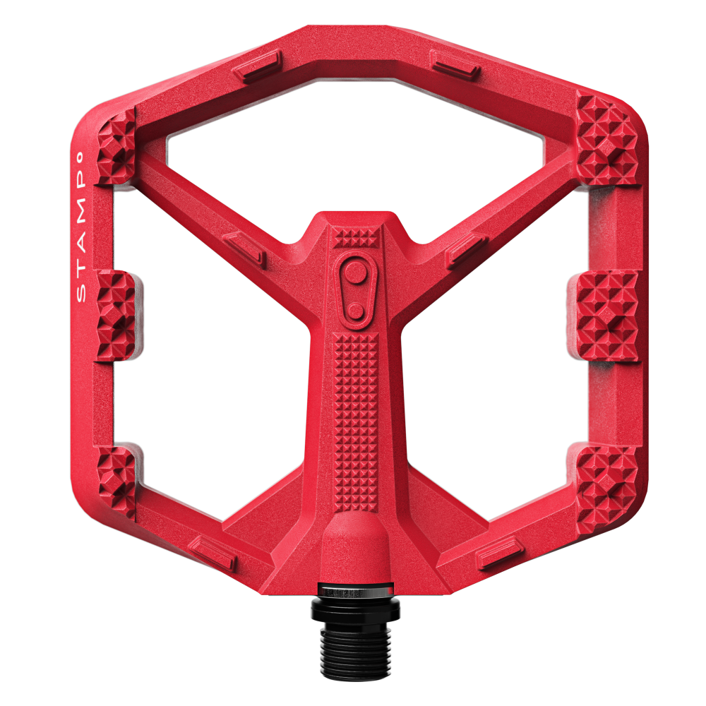 Pédales Crank Brothers stamp 0 large bright red