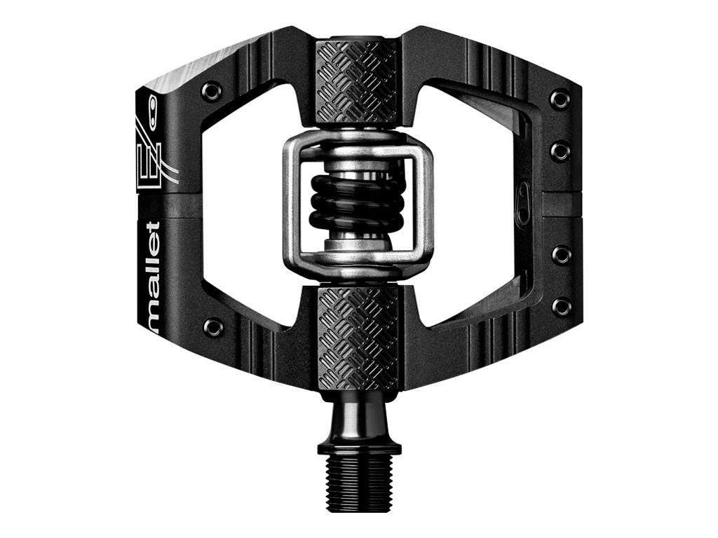 Pédales Crank Brothers mallet e long spindle black / black spring